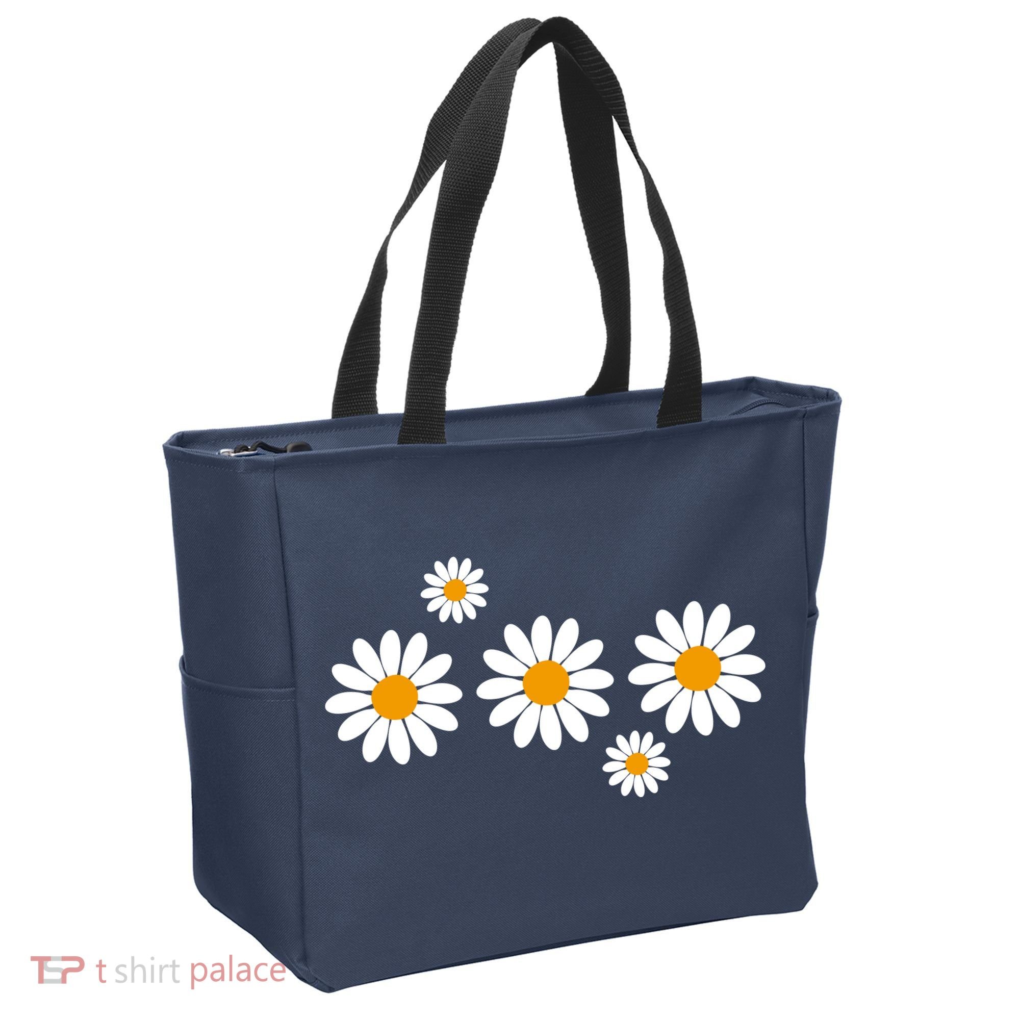 Daisy Spring Cute Floral Tote Bag
