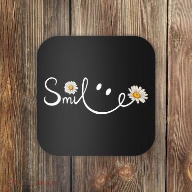 Daisy Smile Cute Gift Coaster