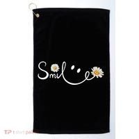 Daisy Smile Cute Gift Golf Towel thumb 0