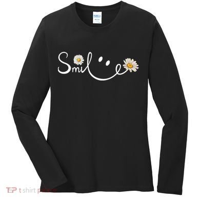 Daisy Smile Cute Gift Women's Long Sleeve Shirt