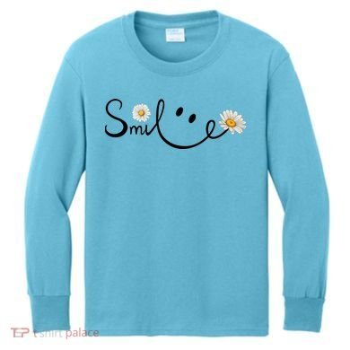 Daisy Smile Cute Gift Kids Long Sleeve Shirt