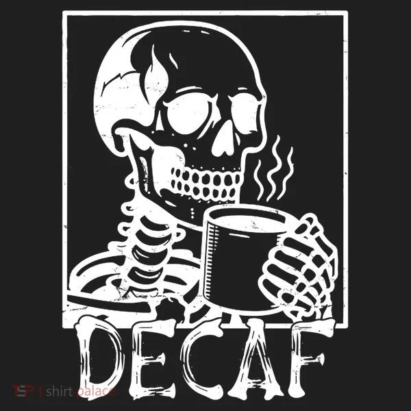Decaf Skeleton Coffee Skull  Women's Sweatshirt