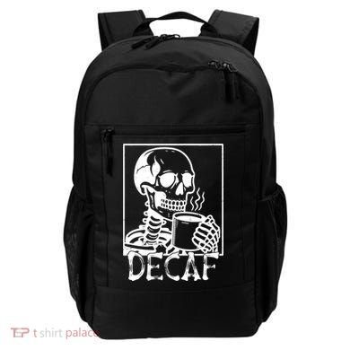 Decaf Skeleton Coffee Skull  Backpack