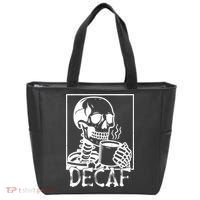 Decaf Skeleton Coffee Skull  Tote Bag thumb 0