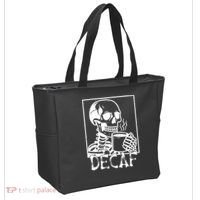 Decaf Skeleton Coffee Skull  Tote Bag thumb 2