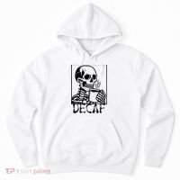 Decaf Skeleton Coffee Skull  Hoodie thumb 0