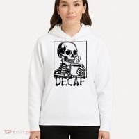 Decaf Skeleton Coffee Skull  Hoodie thumb 5