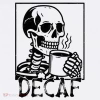Decaf Skeleton Coffee Skull  Sweatshirt thumb 3