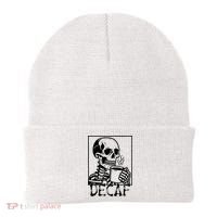 Decaf Skeleton Coffee Skull  Beanie thumb 0