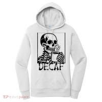 Decaf Skeleton Coffee Skull  Women's Hoodie thumb 0