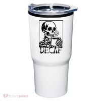 Decaf Skeleton Coffee Skull  Tumbler thumb 0