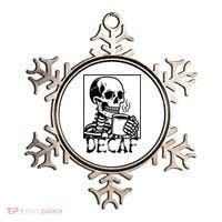 Decaf Skeleton Coffee Skull  Ornament thumb 0