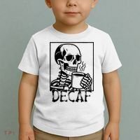 Decaf Skeleton Coffee Skull  Toddler T-Shirt thumb 2