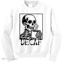 Decaf Skeleton Coffee Skull  Kids Sweatshirt thumb 0