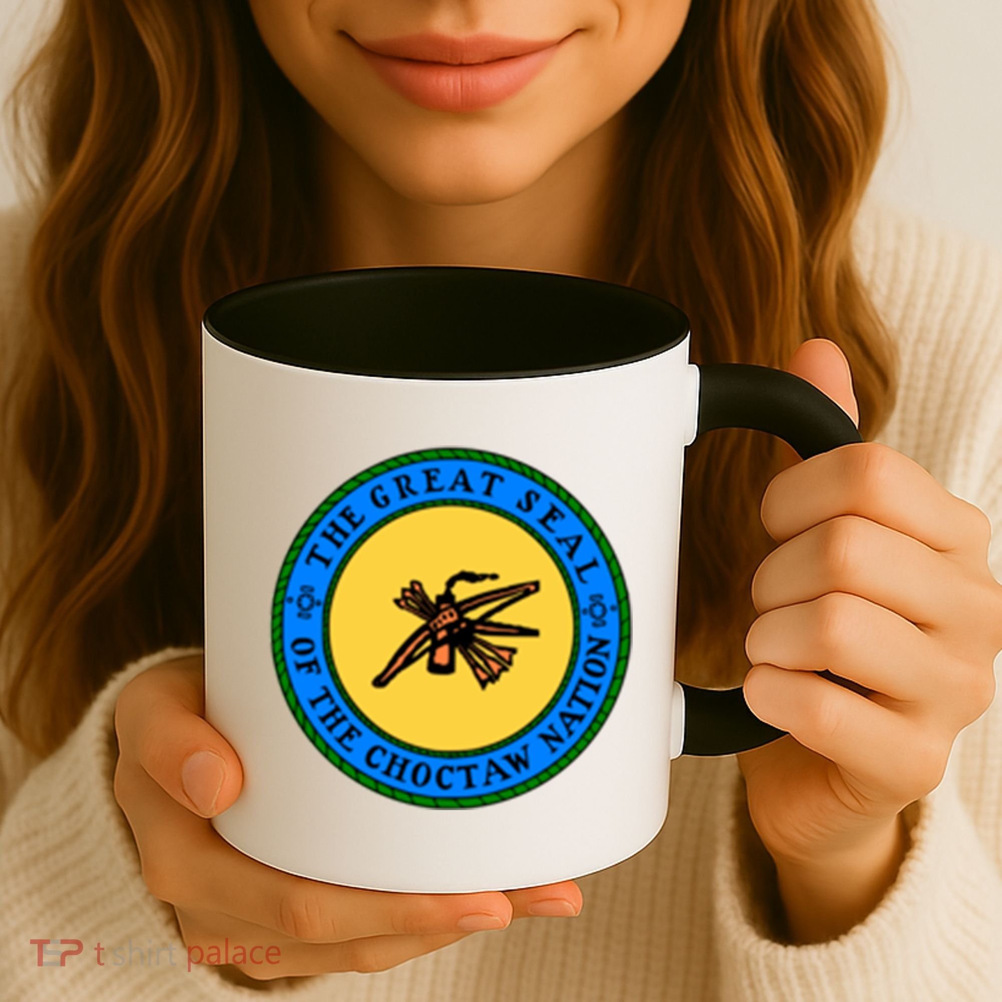 Double Sided Choctaw Nation Flag Gift Choctaw Gift Coffee Mug