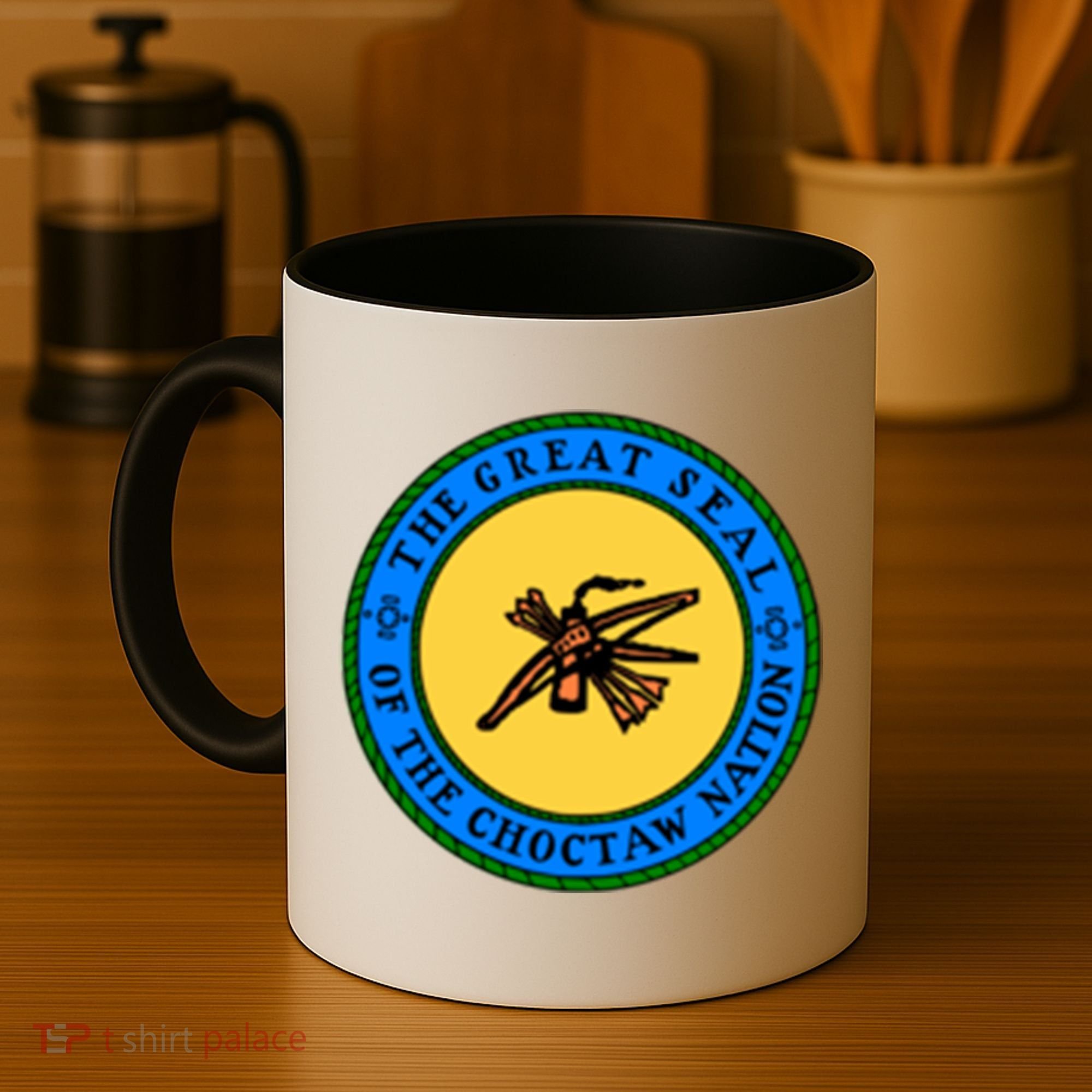 Double Sided Choctaw Nation Flag Gift Choctaw Gift Coffee Mug