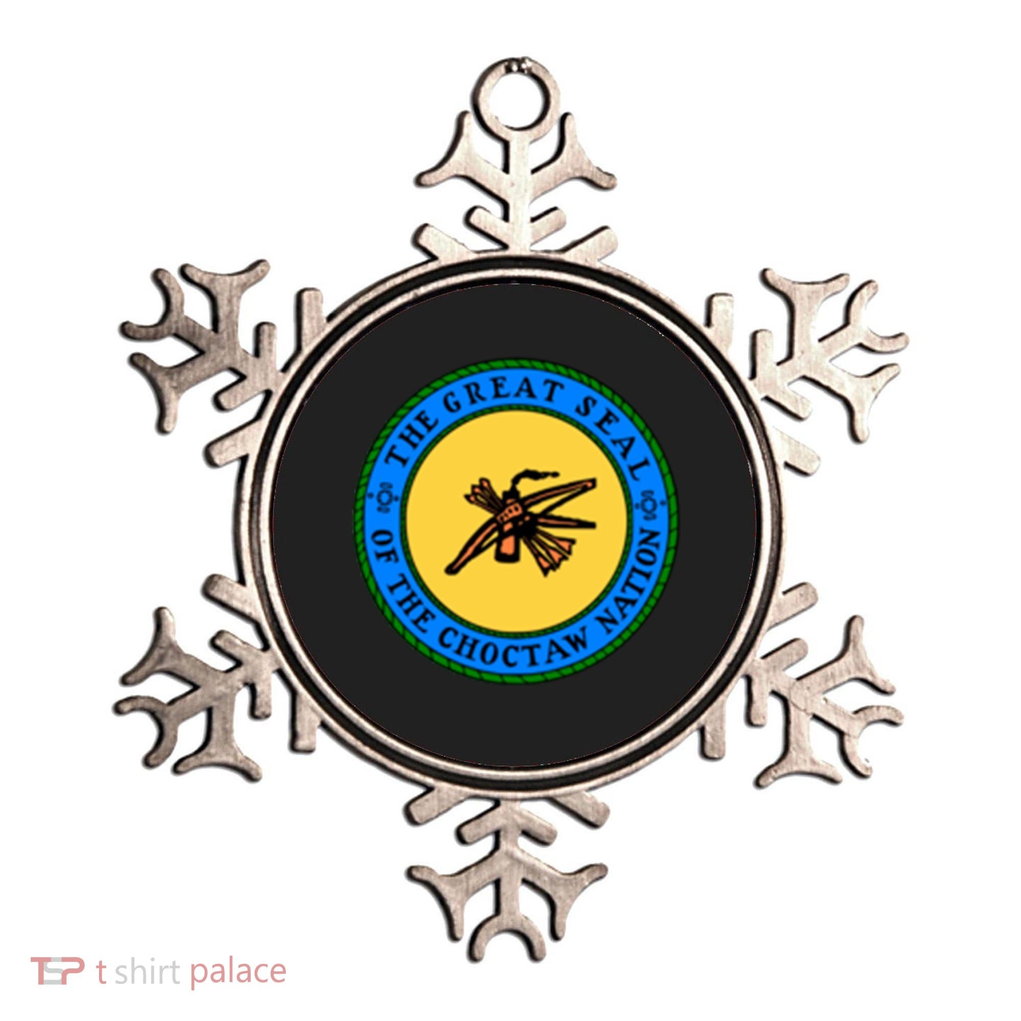 Double Sided Choctaw Nation Flag Gift Choctaw Gift Ornament