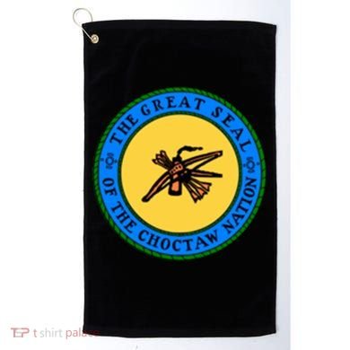 Double Sided Choctaw Nation Flag Gift Choctaw Gift Golf Towel