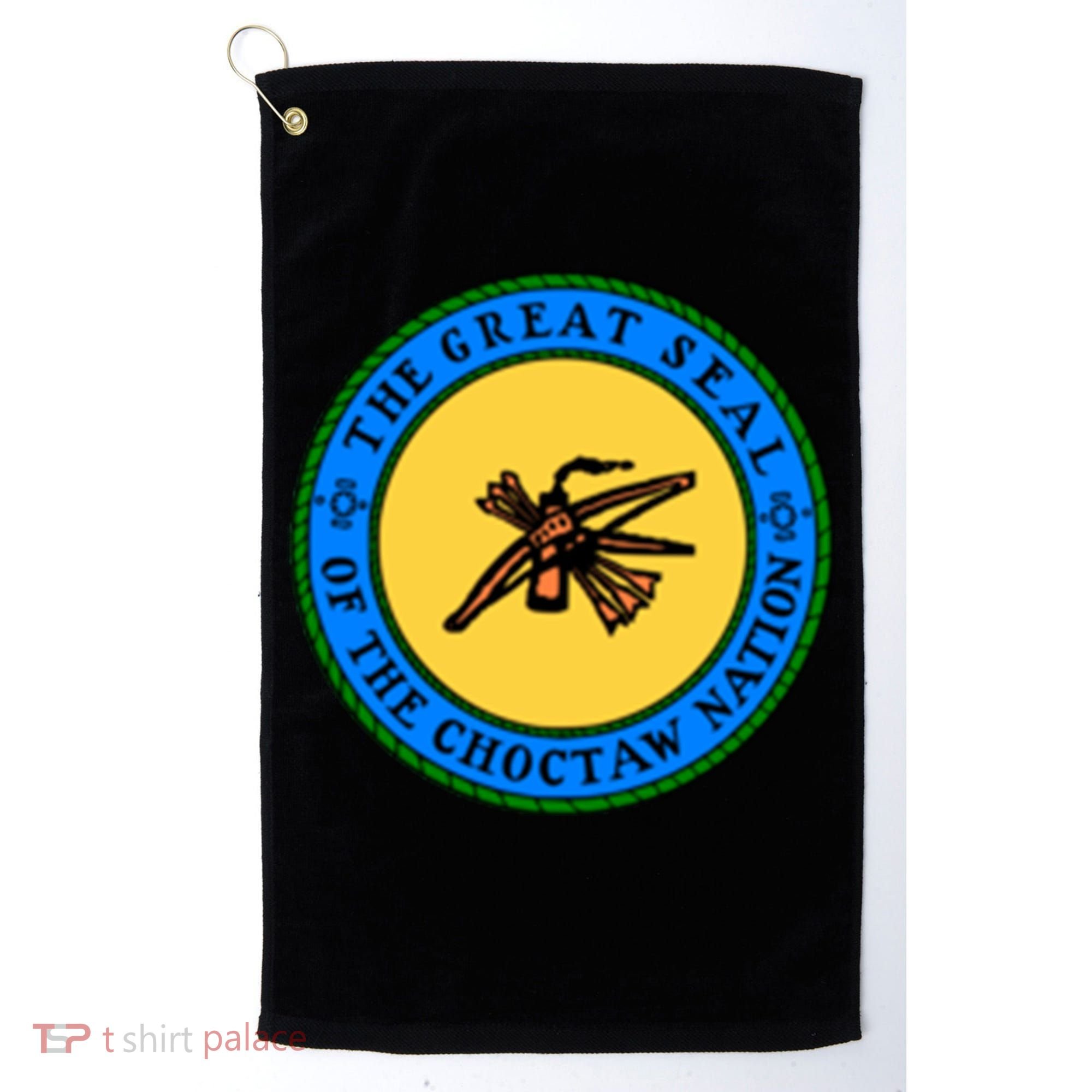 Double Sided Choctaw Nation Flag Gift Choctaw Gift Golf Towel