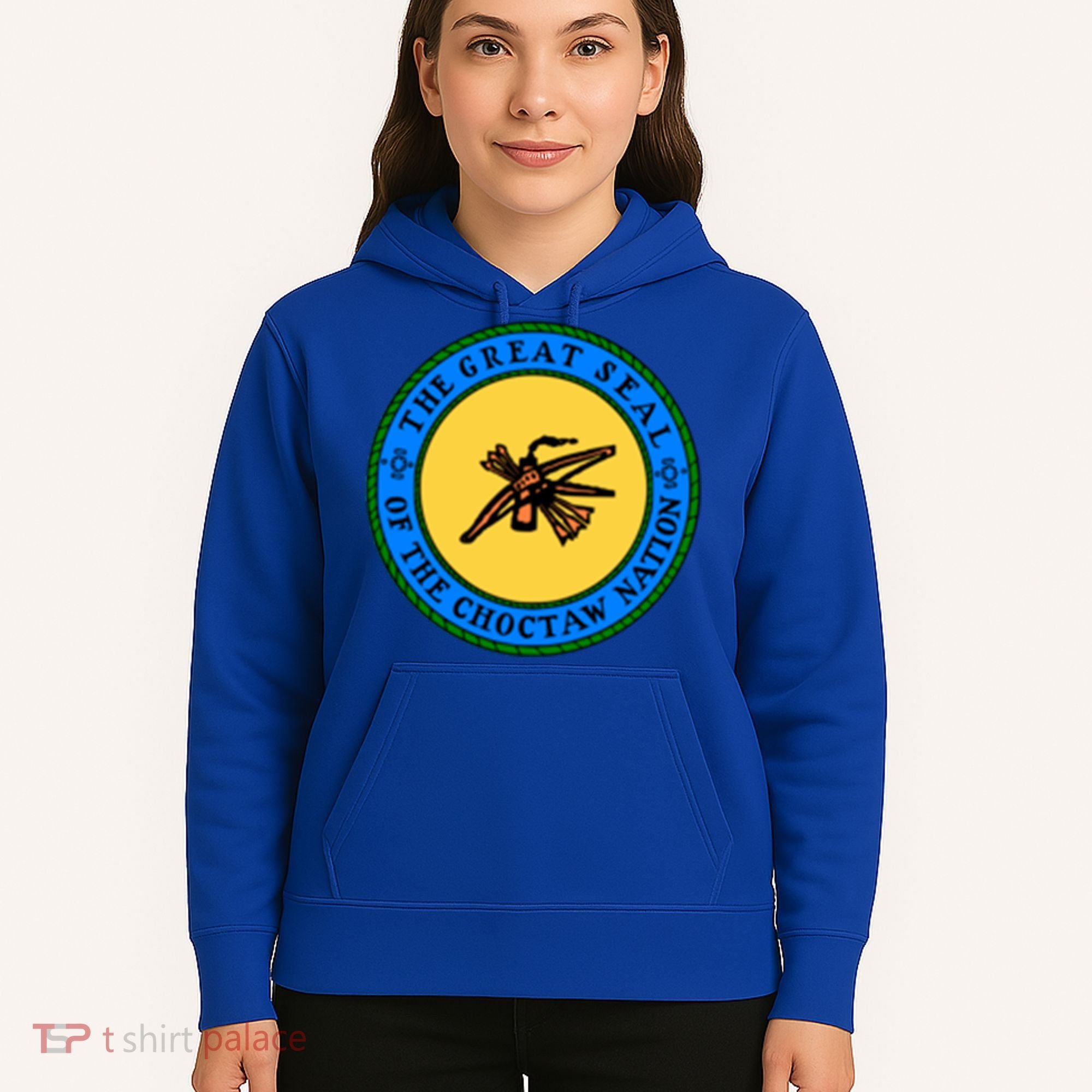Double Sided Choctaw Nation Flag Gift Choctaw Gift Hoodie