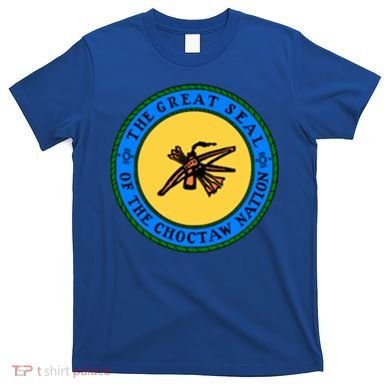 Double Sided Choctaw Nation Flag Gift Choctaw Gift T-Shirt
