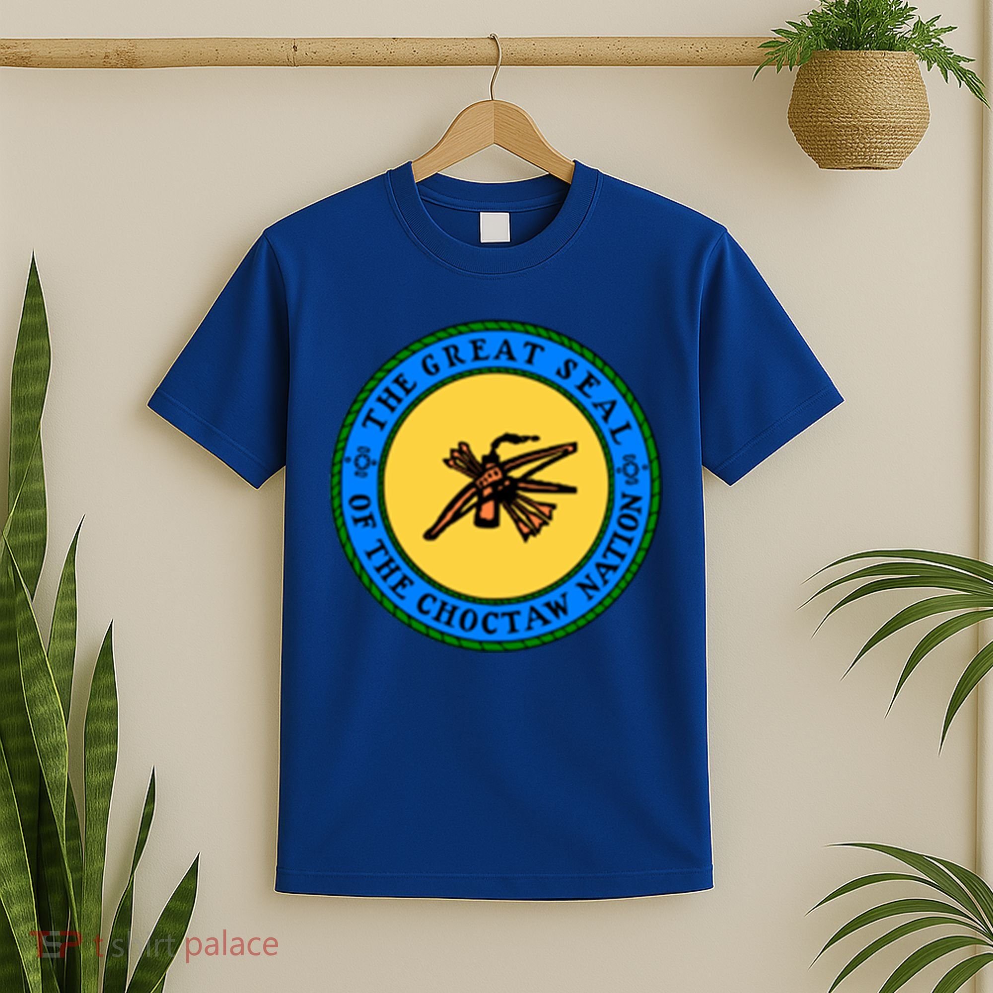 Double Sided Choctaw Nation Flag Gift Choctaw Gift T-Shirt