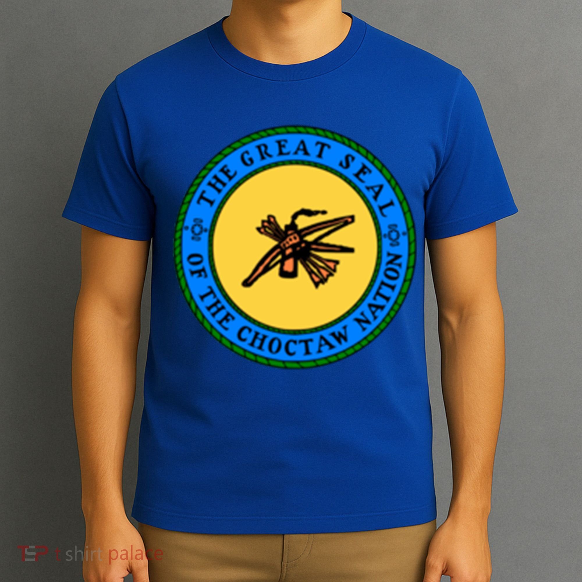 Double Sided Choctaw Nation Flag Gift Choctaw Gift T-Shirt