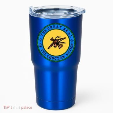 Double Sided Choctaw Nation Flag Gift Choctaw Gift Tumbler