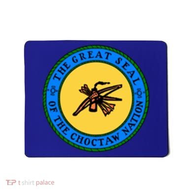 Double Sided Choctaw Nation Flag Gift Choctaw Gift Mousepad
