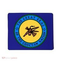 Double Sided Choctaw Nation Flag Gift Choctaw Gift Mousepad thumb 0