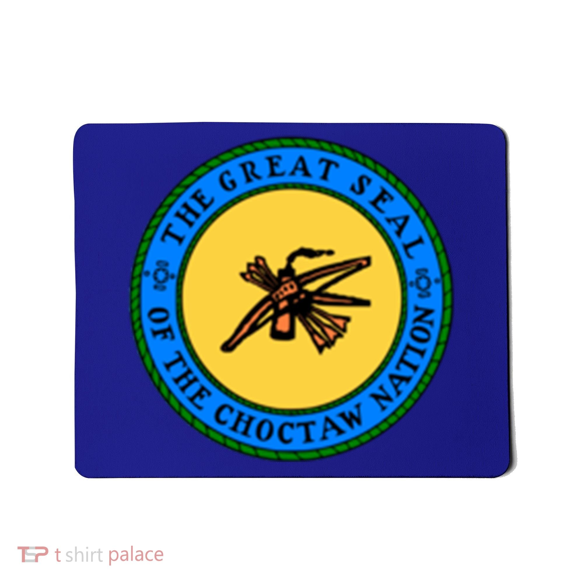 Double Sided Choctaw Nation Flag Gift Choctaw Gift Mousepad