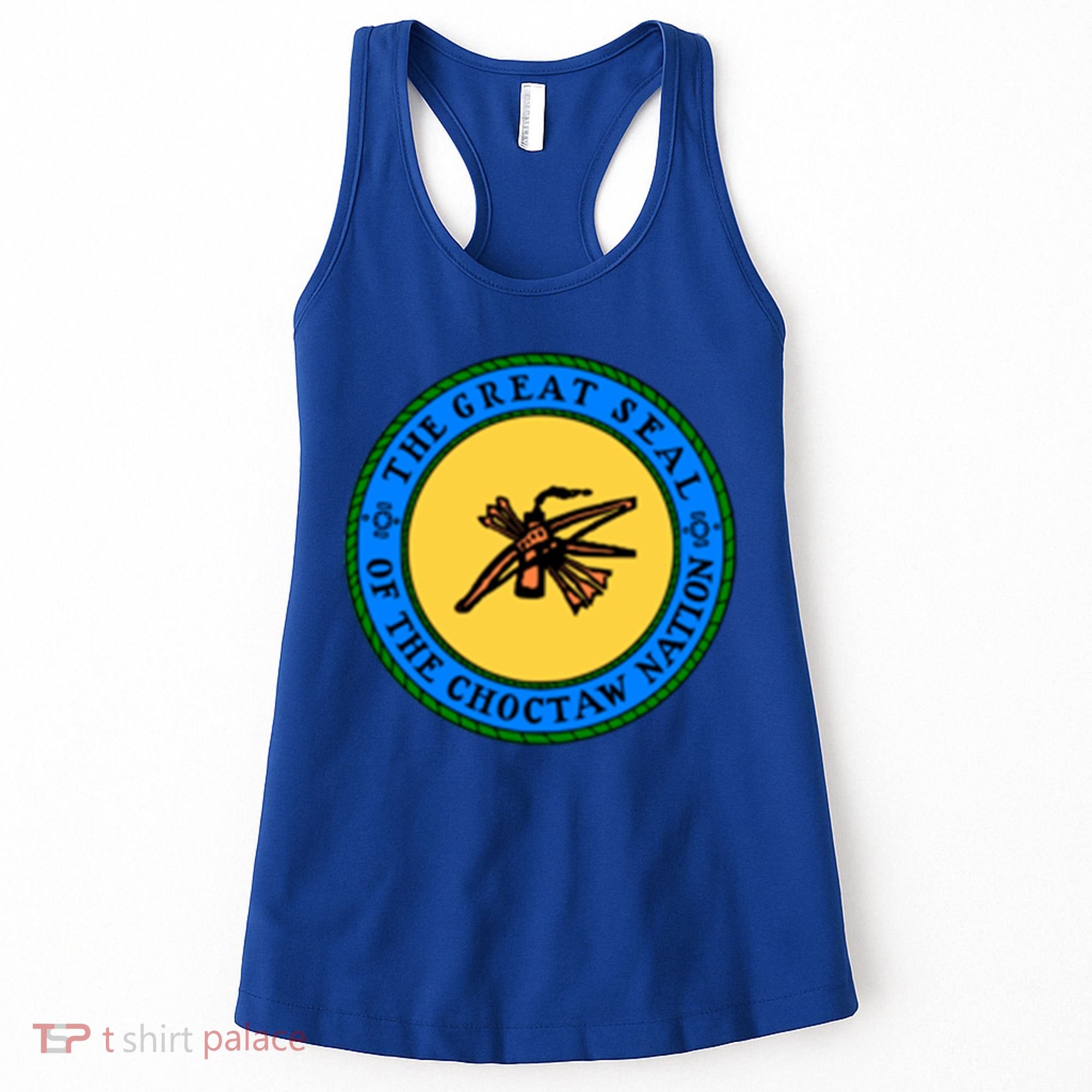Double Sided Choctaw Nation Flag Gift Choctaw Gift Women's Tank Top