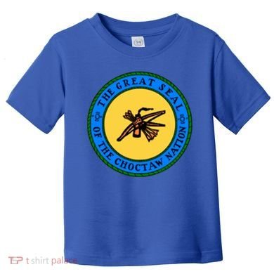 Double Sided Choctaw Nation Flag Gift Choctaw Gift Toddler T-Shirt