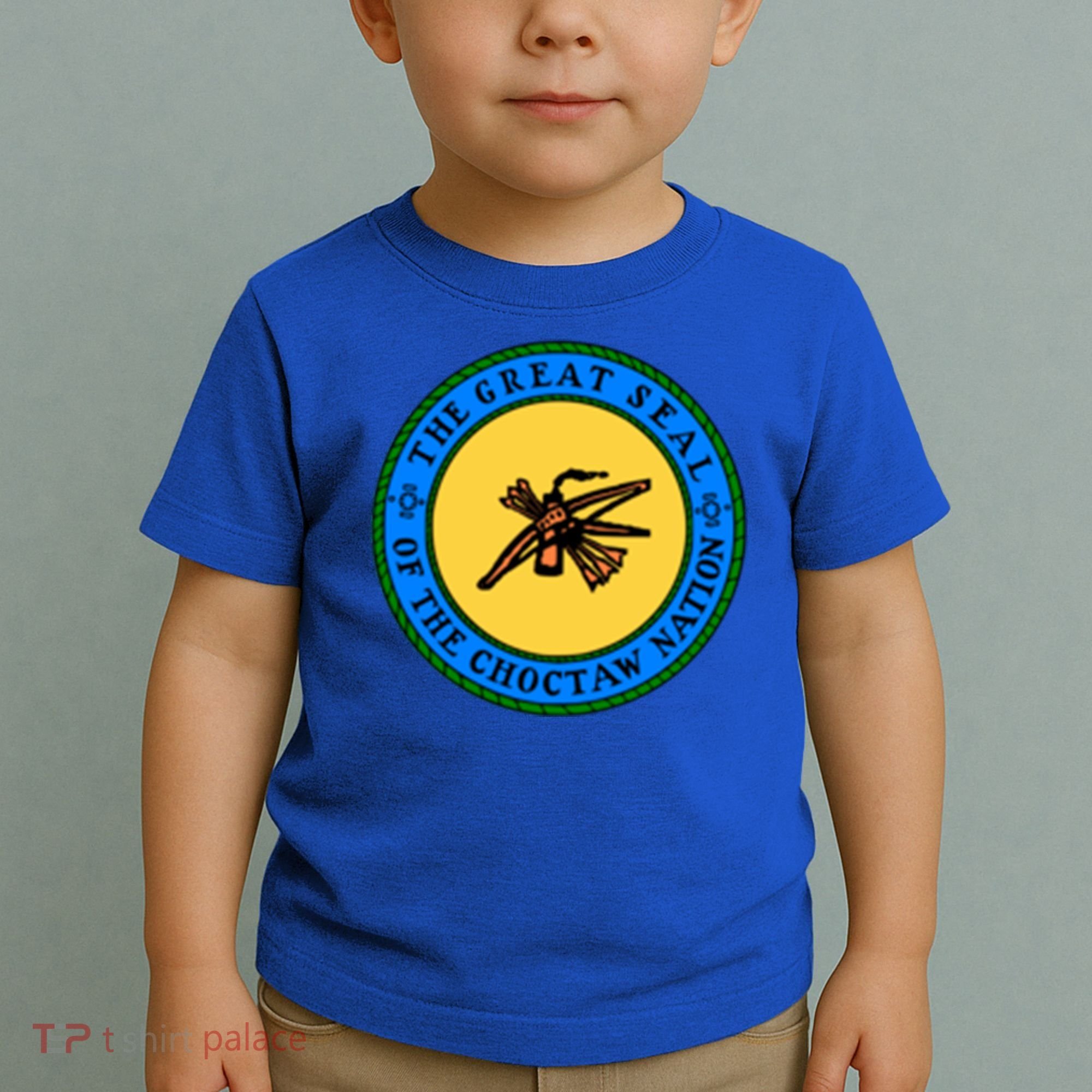 Double Sided Choctaw Nation Flag Gift Choctaw Gift Toddler T-Shirt