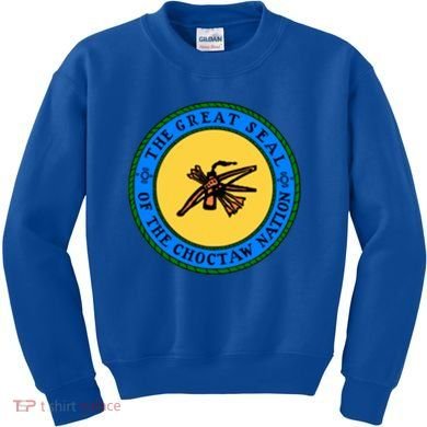 Double Sided Choctaw Nation Flag Gift Choctaw Gift Kids Sweatshirt