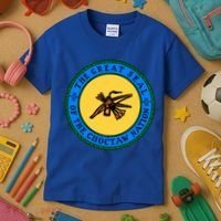 Double Sided Choctaw Nation Flag Gift Choctaw Gift Kids T-Shirt thumb 3
