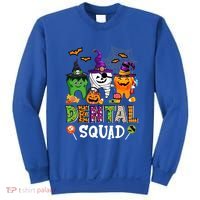 Dental Squad Costume Trick Or Teeth Denstist Halloween Ghost Gift Sweatshirt thumb 0