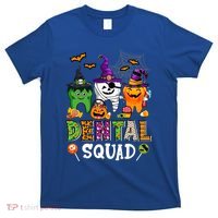 Dental Squad Costume Trick Or Teeth Denstist Halloween Ghost Gift T-Shirt thumb 0