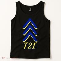 Down Syndrome Chevron Arrow For Trisomy 21 T21 For Down Syndrome Awareness Gift Tank Top thumb 2
