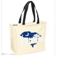 Distressed South Carolina Tote Bag thumb 2