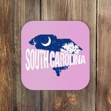 Distressed South Carolina Coaster