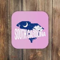Distressed South Carolina Coaster thumb 0