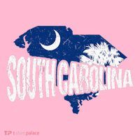 Distressed South Carolina Coaster thumb 2
