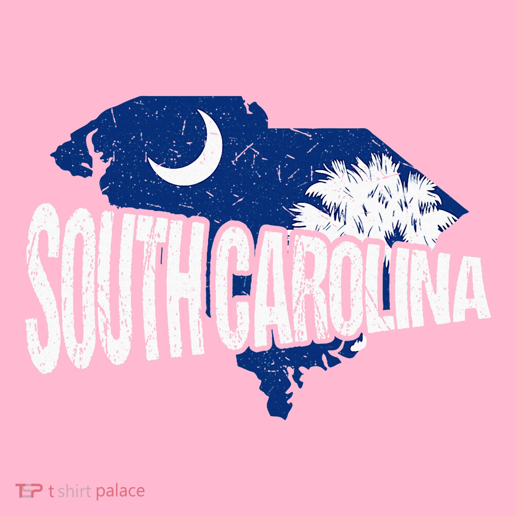 Distressed South Carolina Coaster