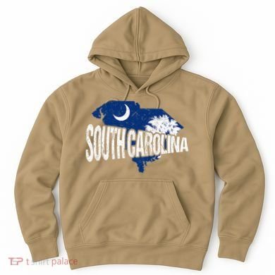 Distressed South Carolina Hoodie