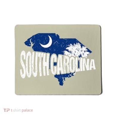 Distressed South Carolina Mousepad