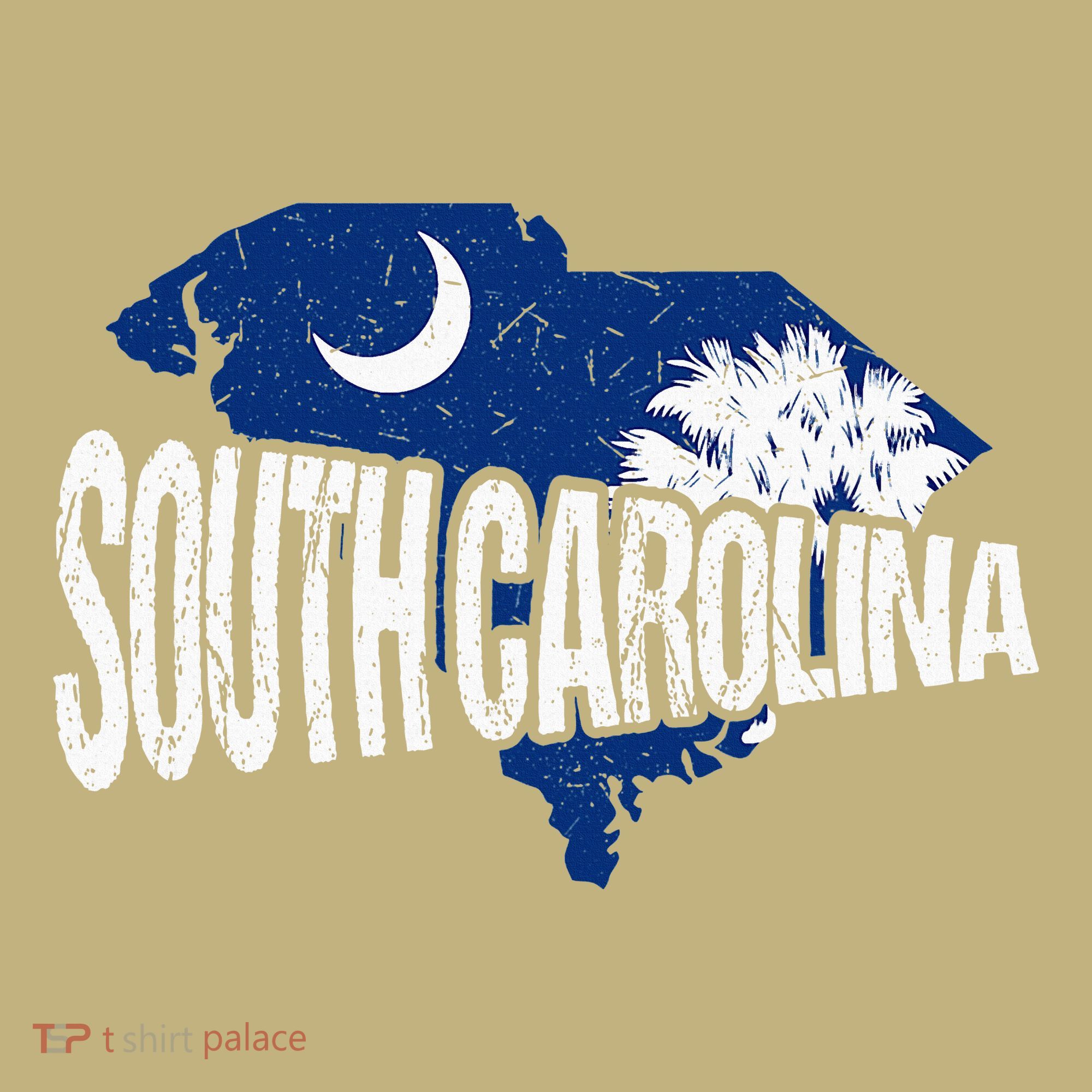 Distressed South Carolina Mousepad