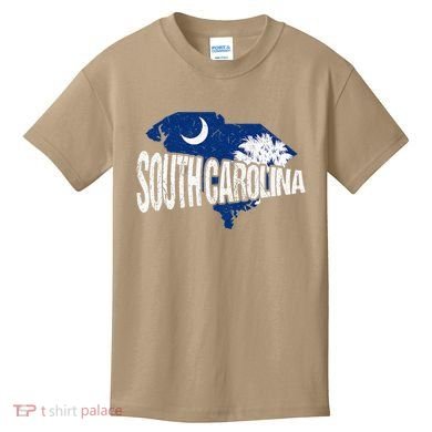 Distressed South Carolina Kids T-Shirt