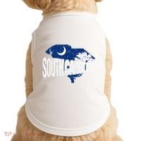 Distressed South Carolina Doggie Tank thumb 0