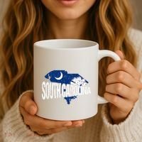 Distressed South Carolina Coffee Mug thumb 3